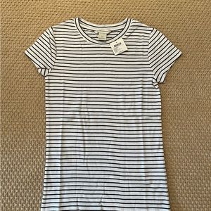 Women’s Club Monaco Striped Bowee tee